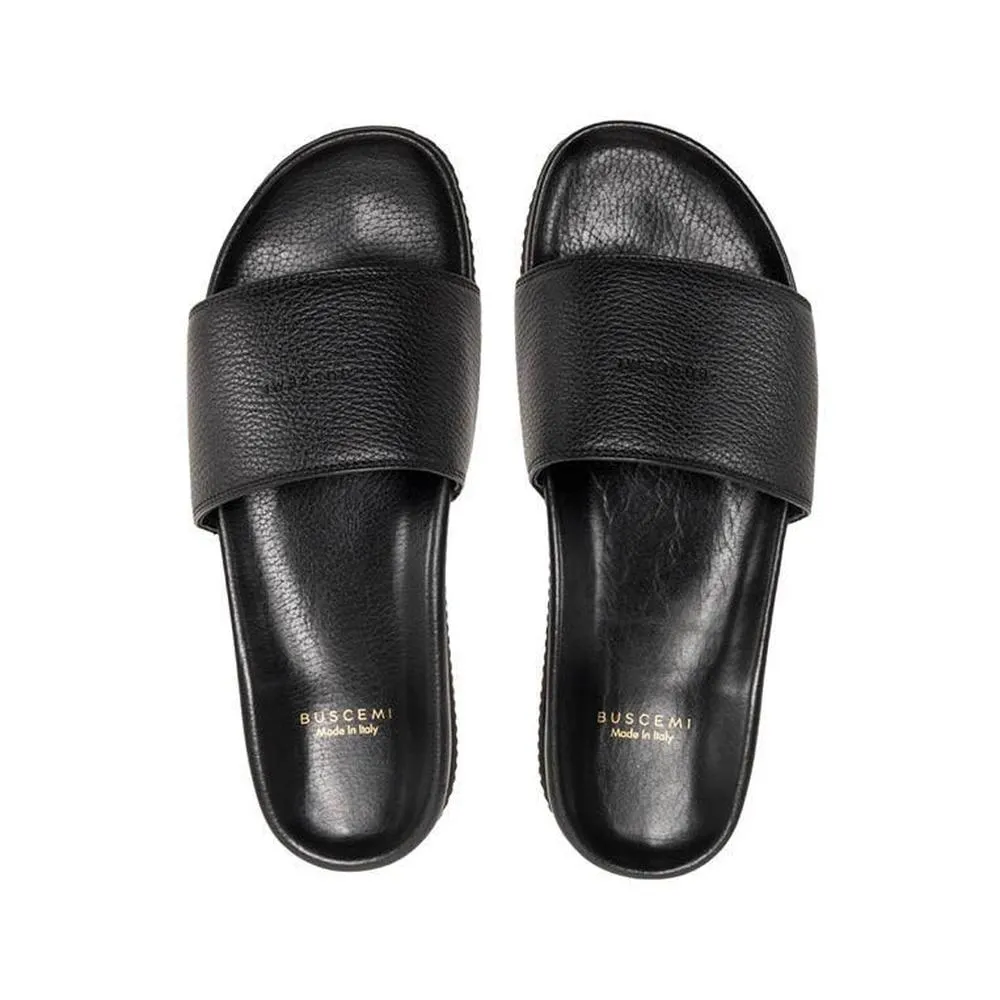Men's Scratch Leather Slide