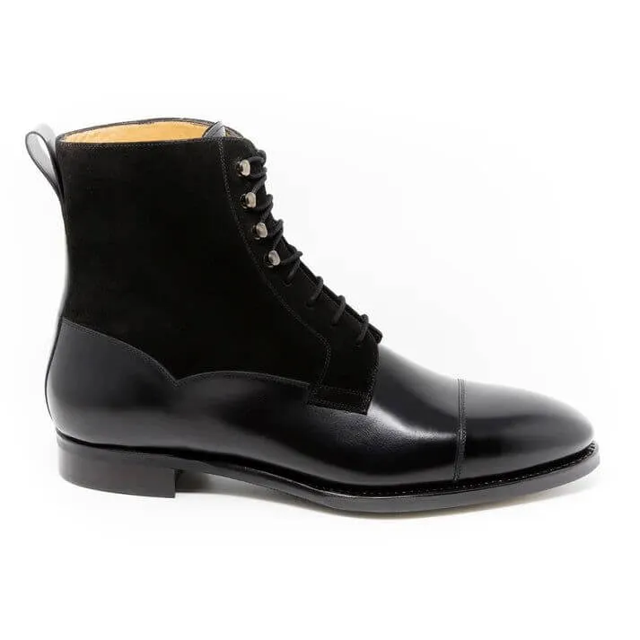 Metro Mix Suede Derby Boots