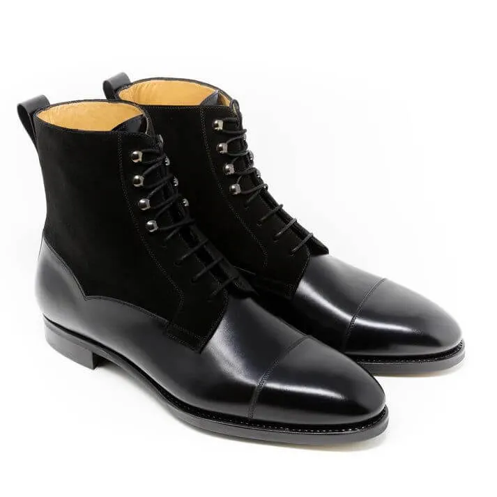 Metro Mix Suede Derby Boots