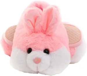 Millffy Bunny Slippers for Women Warm Funny Slippers House Shoes Rabbit Plush Slippers