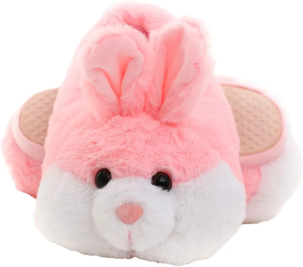 Millffy Bunny Slippers for Women Warm Funny Slippers House Shoes Rabbit Plush Slippers