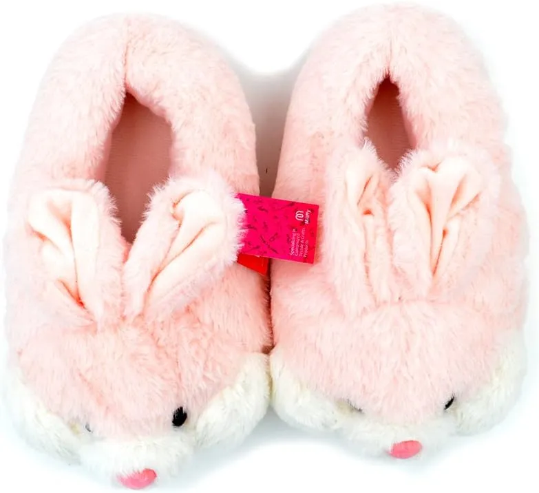 Millffy Bunny Slippers for Women Warm Funny Slippers House Shoes Rabbit Plush Slippers