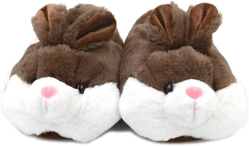 Millffy Bunny Slippers for Women Warm Funny Slippers House Shoes Rabbit Plush Slippers