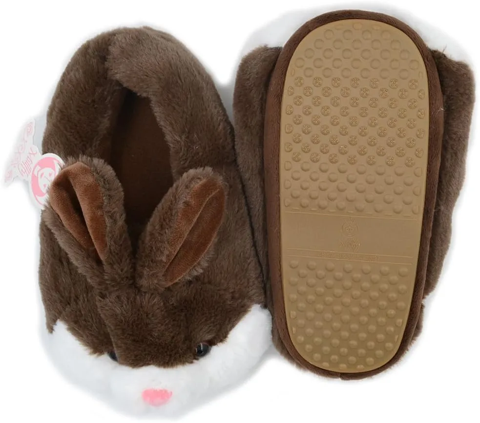 Millffy Bunny Slippers for Women Warm Funny Slippers House Shoes Rabbit Plush Slippers