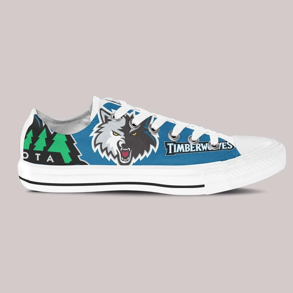 minnesota timberwolves mens low cut sneakers cut