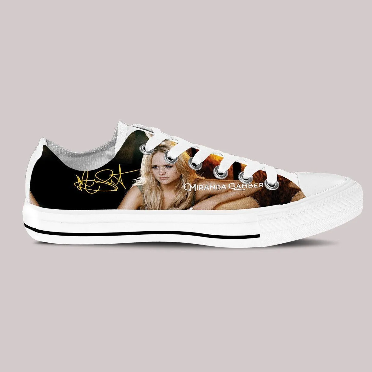 miranda lambert ladies low cut sneakers