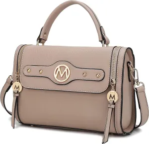 MKF Collection Crossbody Bag for Women, Vegan Leather Designer Shoulder Bag Purse Handbag By Mia K