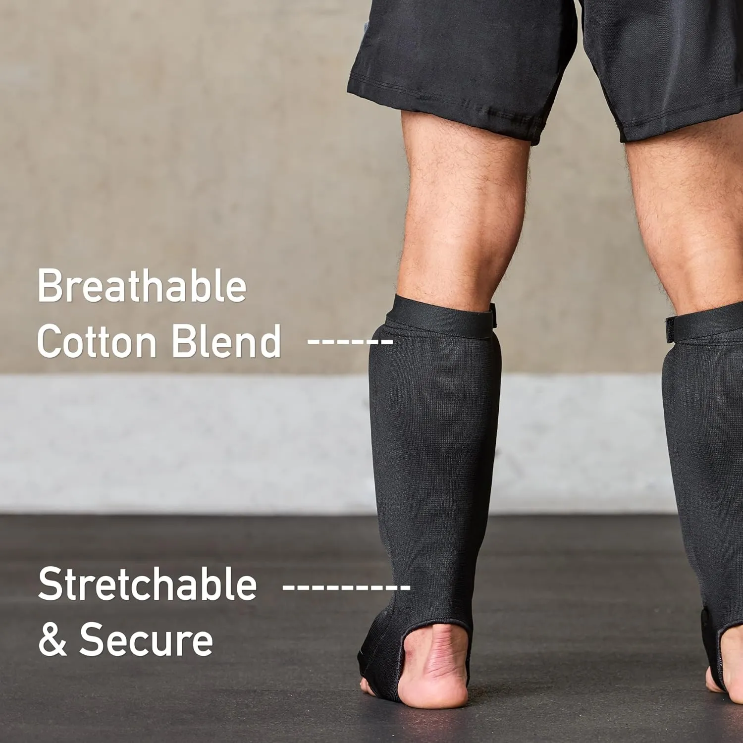 MMA Shin Pads for Muay Thai and Kickboxing, Protective Shin Guards with Instep Guard for Sparring and Training, for Adults, Kids, and Youth