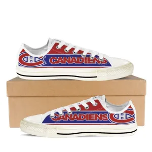 montreal canadiens ladies low cut sneakers