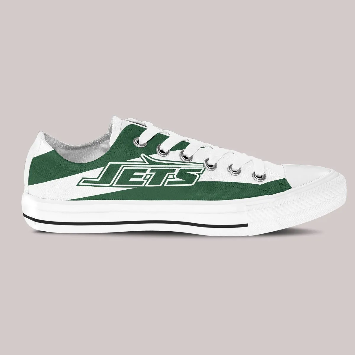 new york jets mens low cut sneakers cut