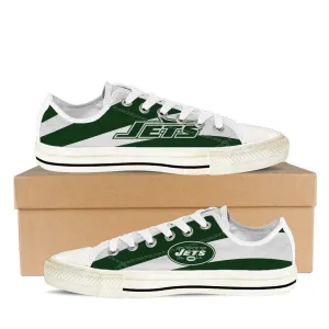 new york jets mens low cut sneakers cut