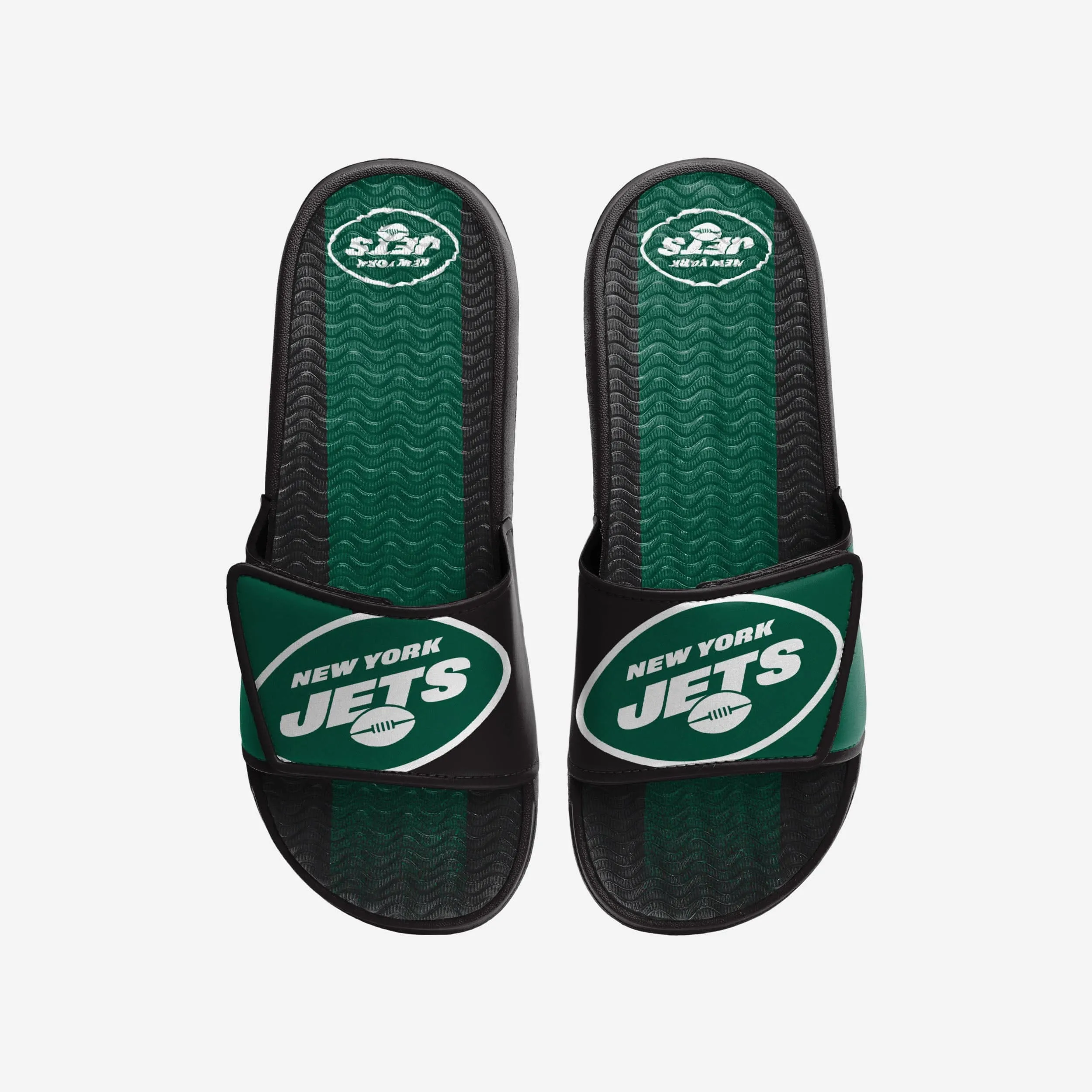 New York Jets Team Stripe Gel Slide