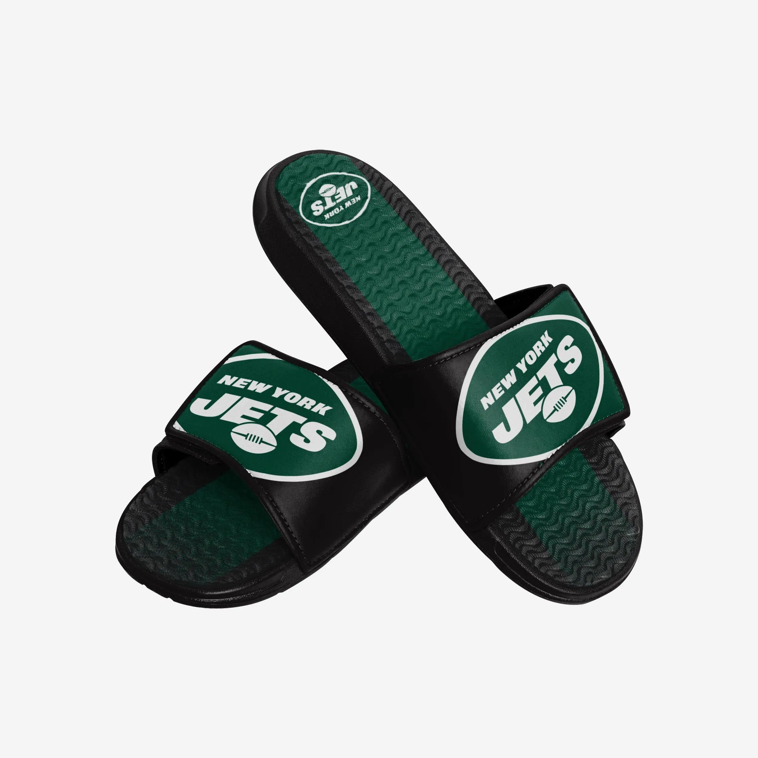 New York Jets Team Stripe Gel Slide