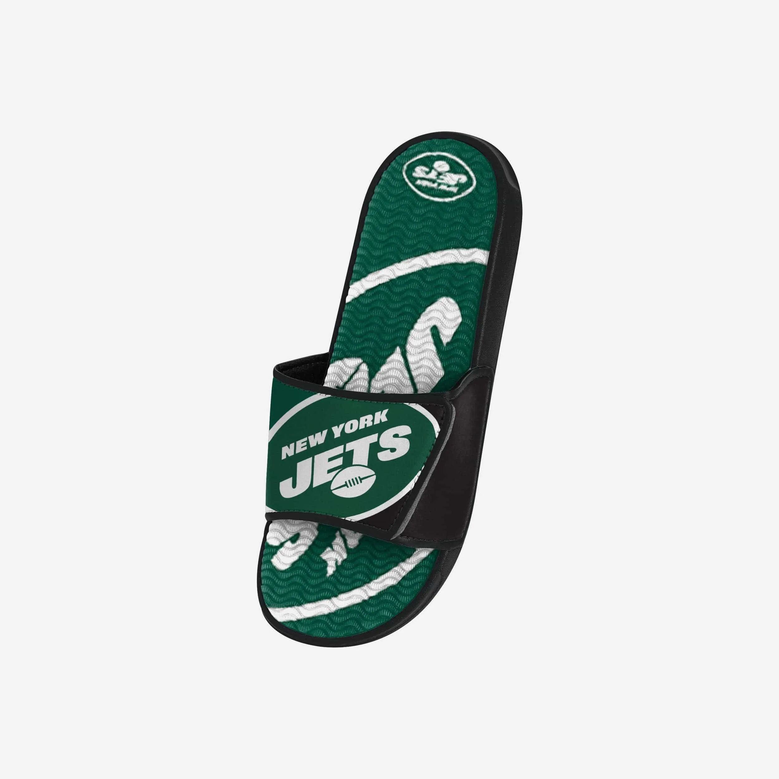 New York Jets Youth Colorblock Big Logo Gel Slide