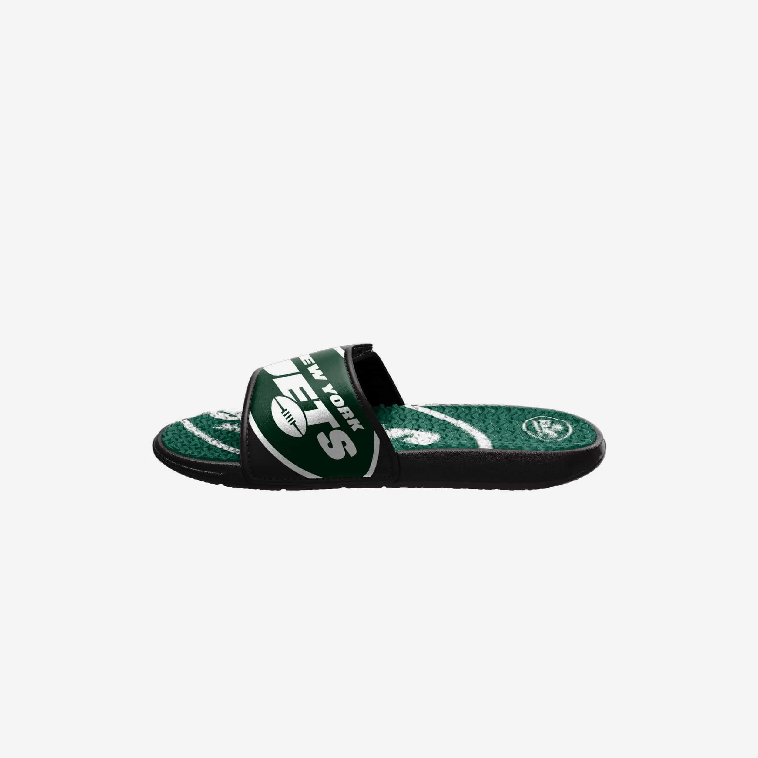 New York Jets Youth Colorblock Big Logo Gel Slide