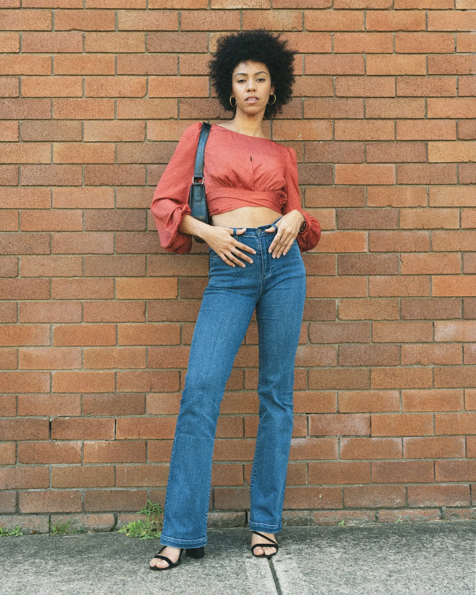 No Way Home Cropped Top - Terracotta FINAL SALE
