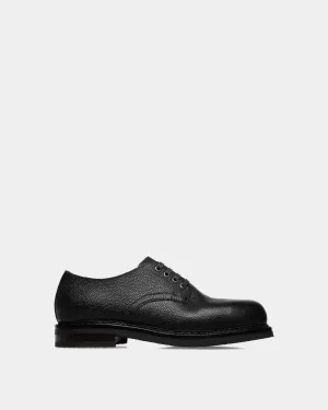 Norwelt Derby In Black Grained Leather