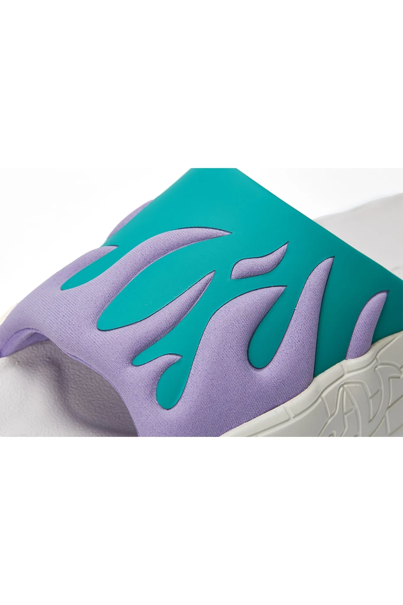 NYU SLIDE GREEN/PURPLE