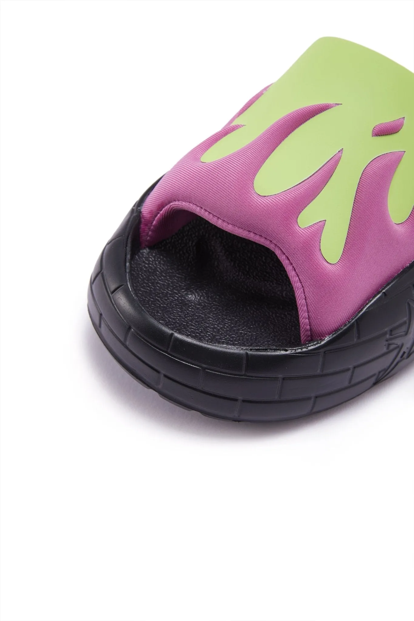 NYU SLIDE PURPLE LIME