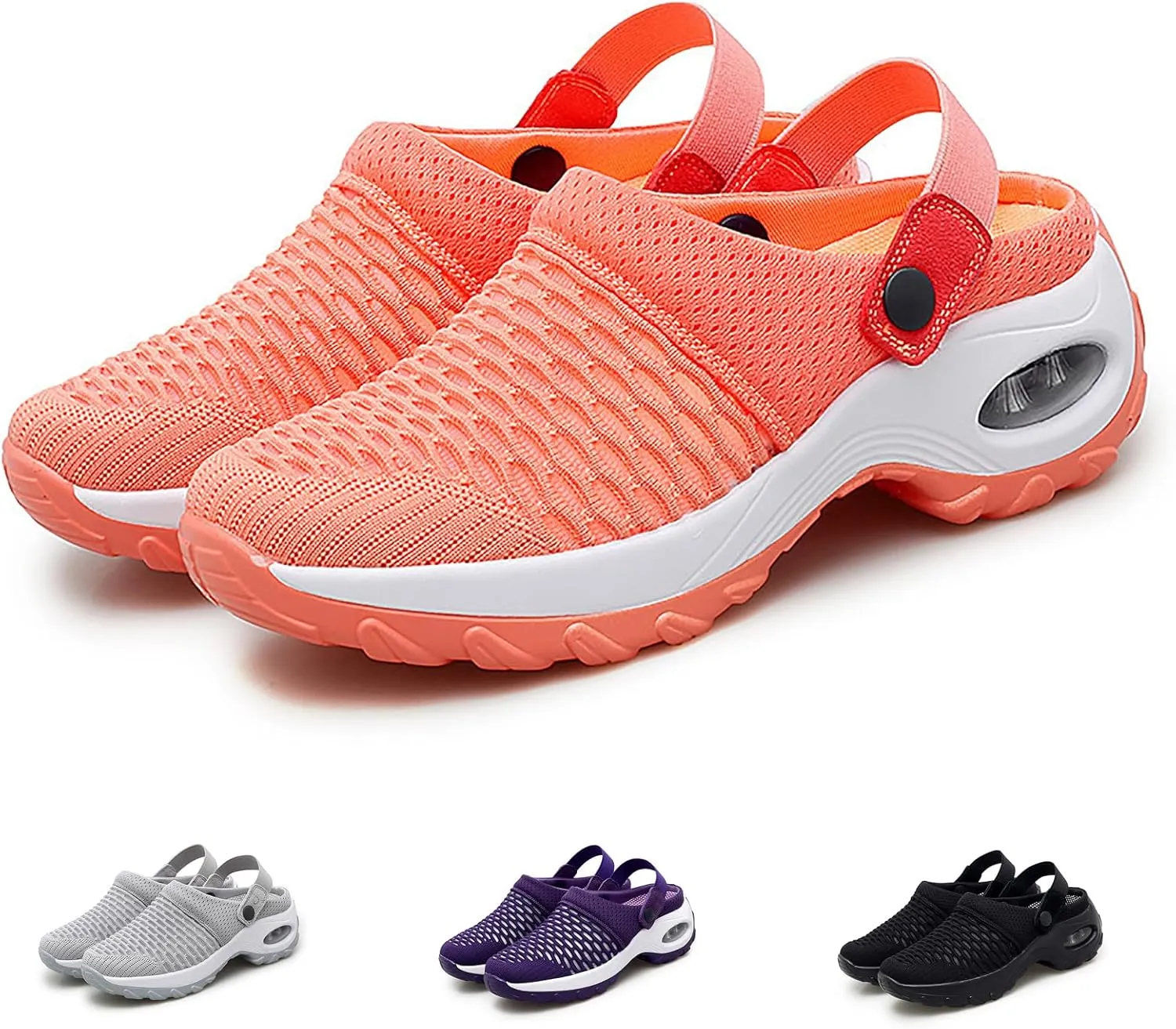 Orthopedic Clogs for Women, Air Cushion Mesh Orthopedic Walking Sandals Slide Sneakers