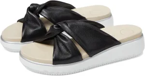 Paul Green Tiki Slide Black Leather at 6 (US Women's 8.5) M
