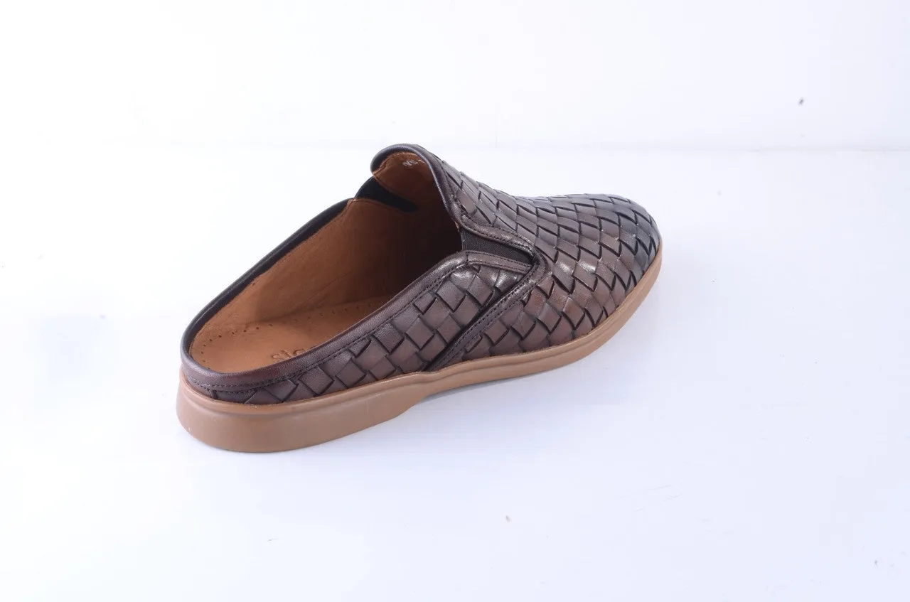 Pelle Line Exclusive 5111 Woven Slide-Brown