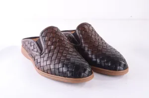 Pelle Line Exclusive 5111 Woven Slide-Brown