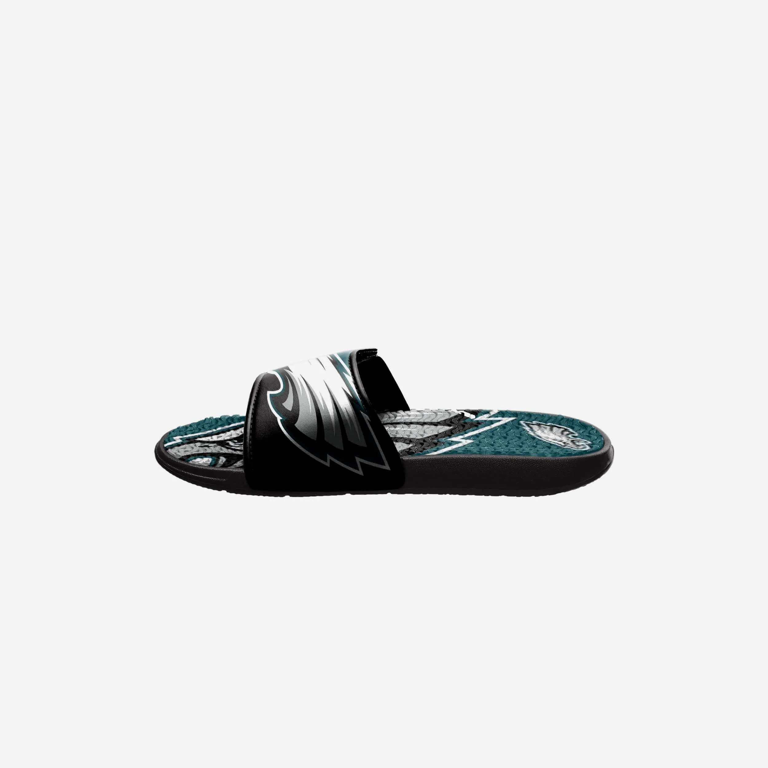 Philadelphia Eagles Youth Colorblock Big Logo Gel Slide