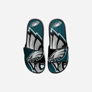 Philadelphia Eagles Youth Colorblock Big Logo Gel Slide