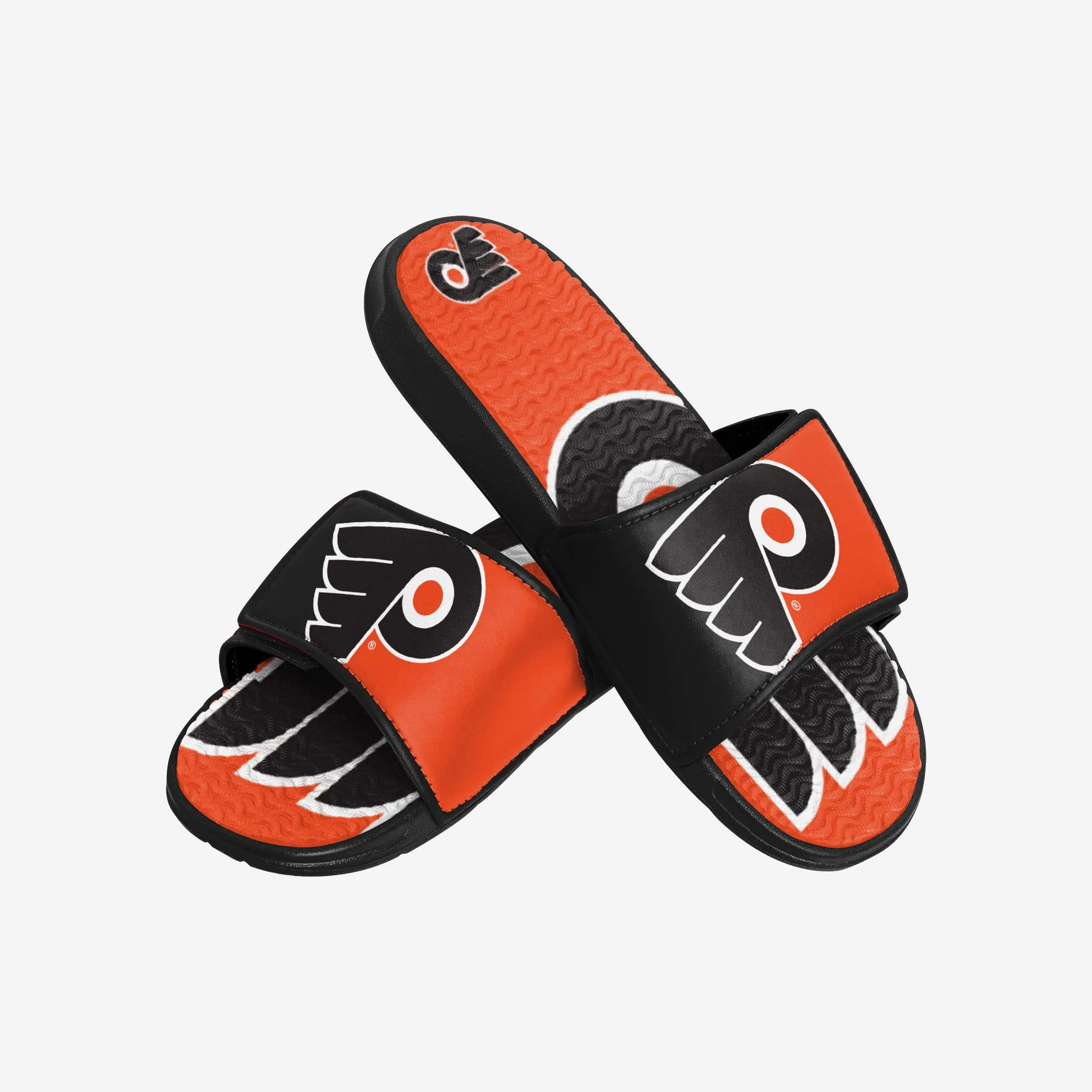 Philadelphia Flyers Colorblock Big Logo Gel Slide