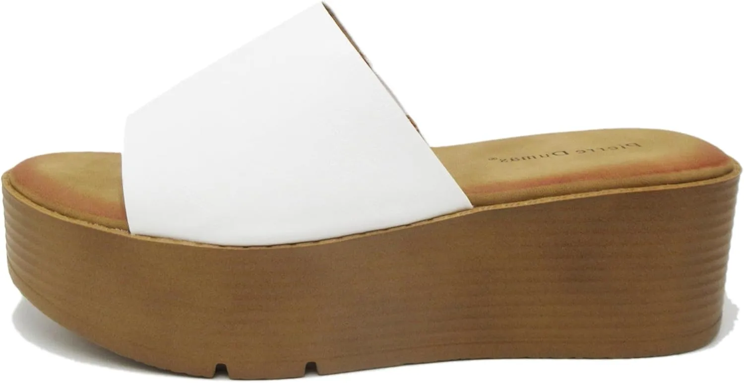 Pierre Dumas Women's Aster-1 Platform Slide Sandals for Women