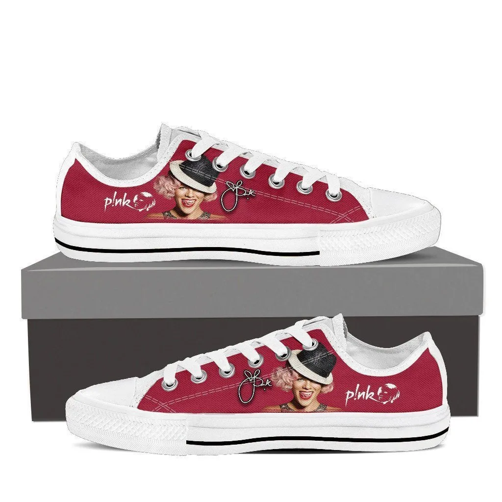pink ladies low cut sneakers