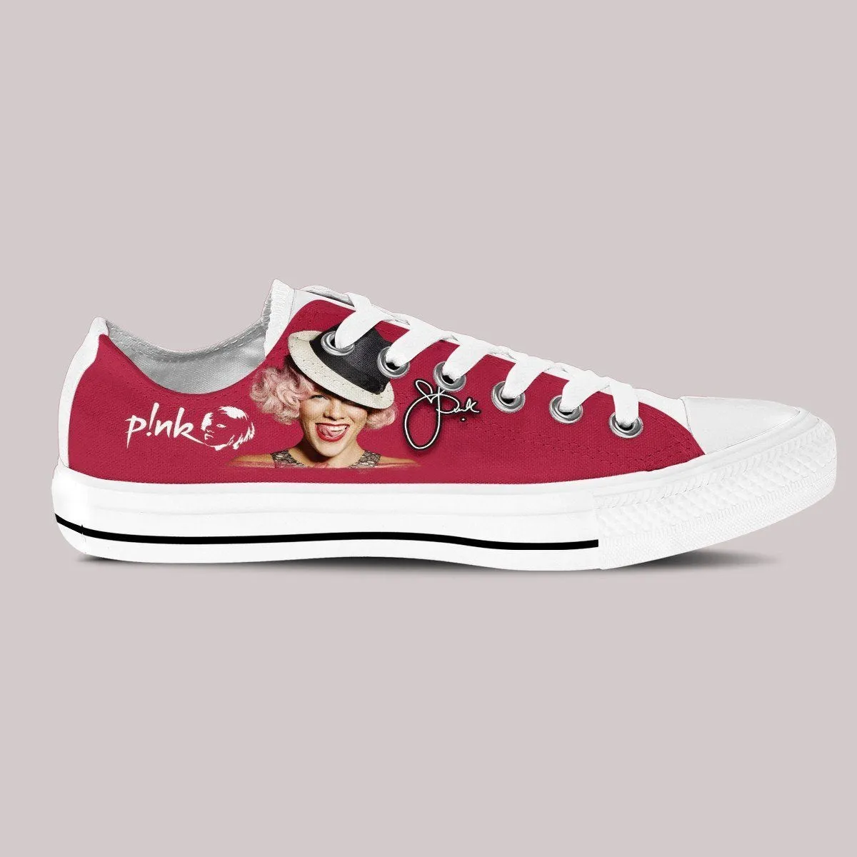 pink ladies low cut sneakers