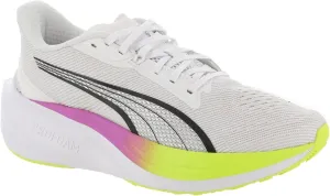 PUMA Darter Pro Women's Sneaker, 7.5 B(M) US, White-Magenta-Yellow