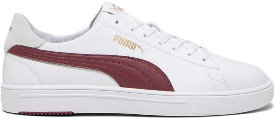 PUMA Mens Serve Pro Lite Lace Up Sneakers Shoes Casual - White