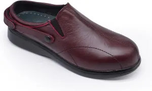 Pure Stride Nantucket Diabetic and Therapeutic Slip-On Walking Shoes for Women - Soft Full Grain Calf Skin Leather, Lightweight and Skid Resistant