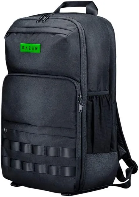 Razer Concourse Pro 18" Backpack: Tear Resistant Bottom - Front Utility Flap for Greater Accessibility - Scratch-Proof Interior - Padded Mesh Weave Straps - Fits Up to 18 inch Laptops - Black