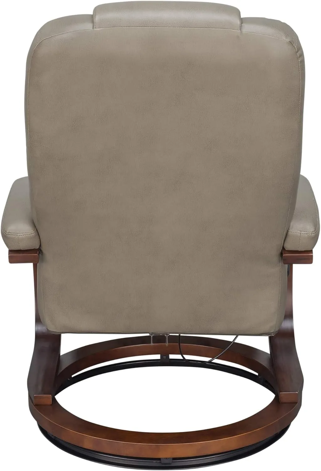 RecPro Charles 28" RV Euro Chair Recliner Modern Design RV Furniture RV Recliner (2 Chairs, Putty)