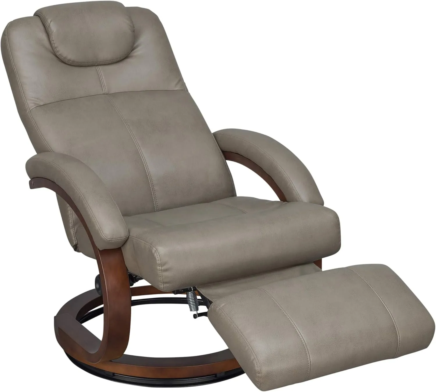 RecPro Charles 28" RV Euro Chair Recliner Modern Design RV Furniture RV Recliner (2 Chairs, Putty)