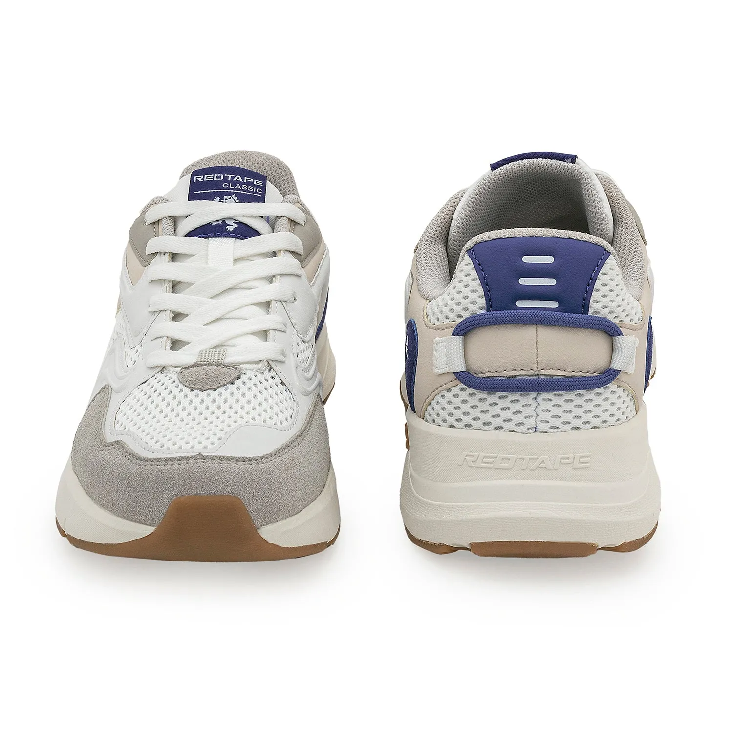 Red Tape Lifestyle Sneaker Shoes for Men | Classic Rounded Toe, Soothing Insole & Impact-Resistant Comfort