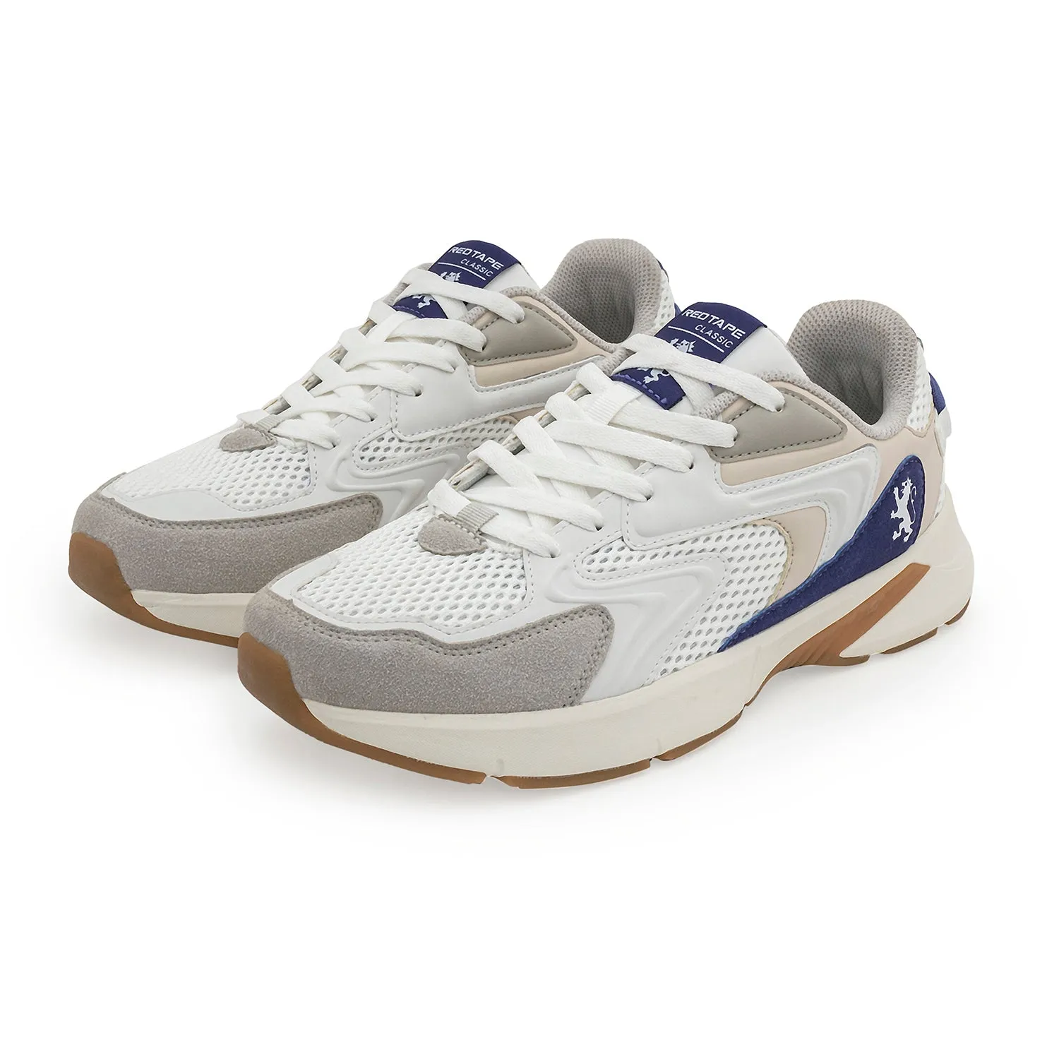 Red Tape Lifestyle Sneaker Shoes for Men | Classic Rounded Toe, Soothing Insole & Impact-Resistant Comfort