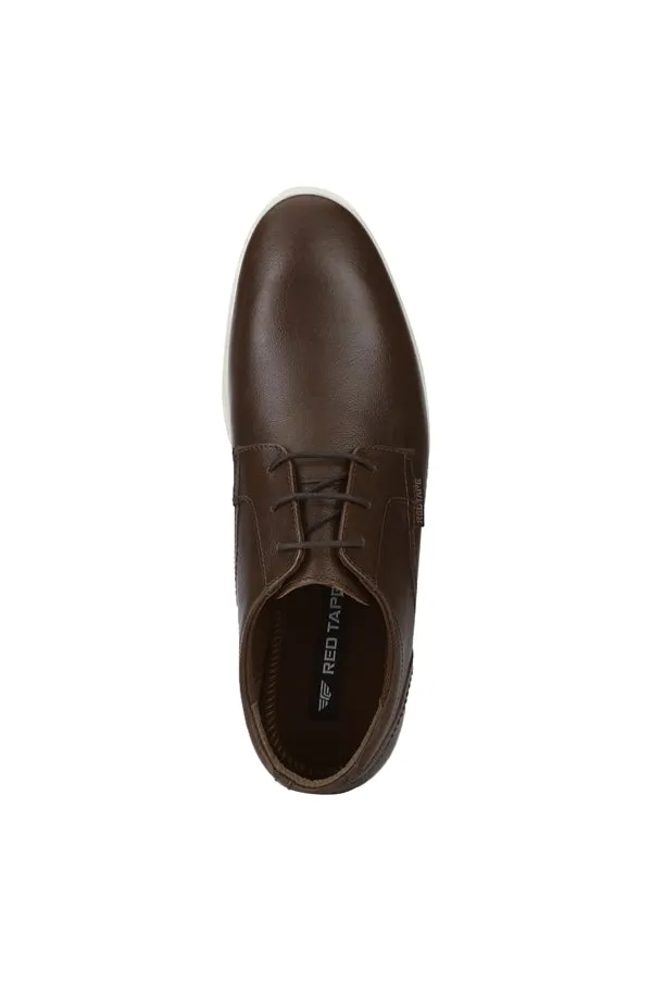 RedTape Men Cocoa Derby Shoes