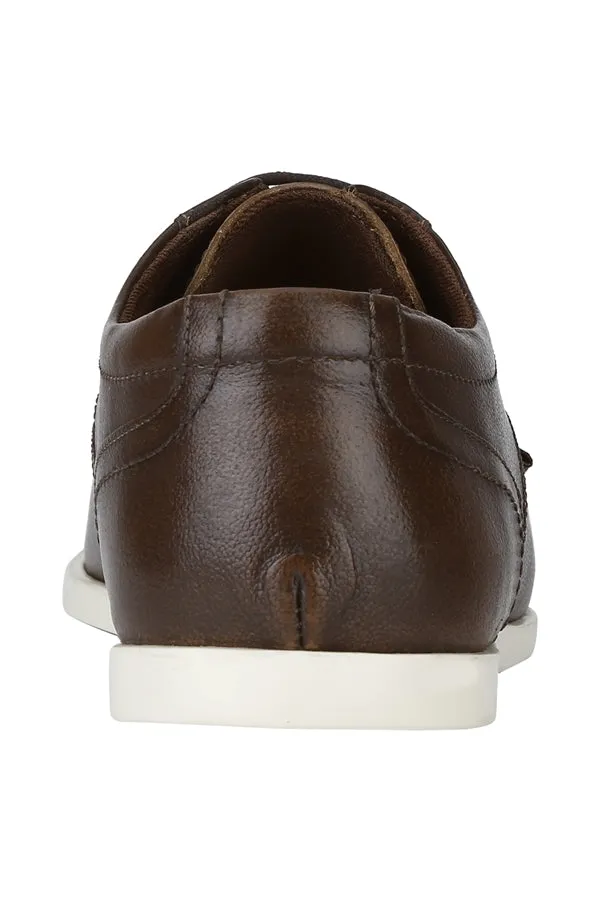 RedTape Men Cocoa Derby Shoes