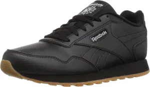 Reebok Women Classic Harman Run Sneaker, Black/Steel/Gum, 5