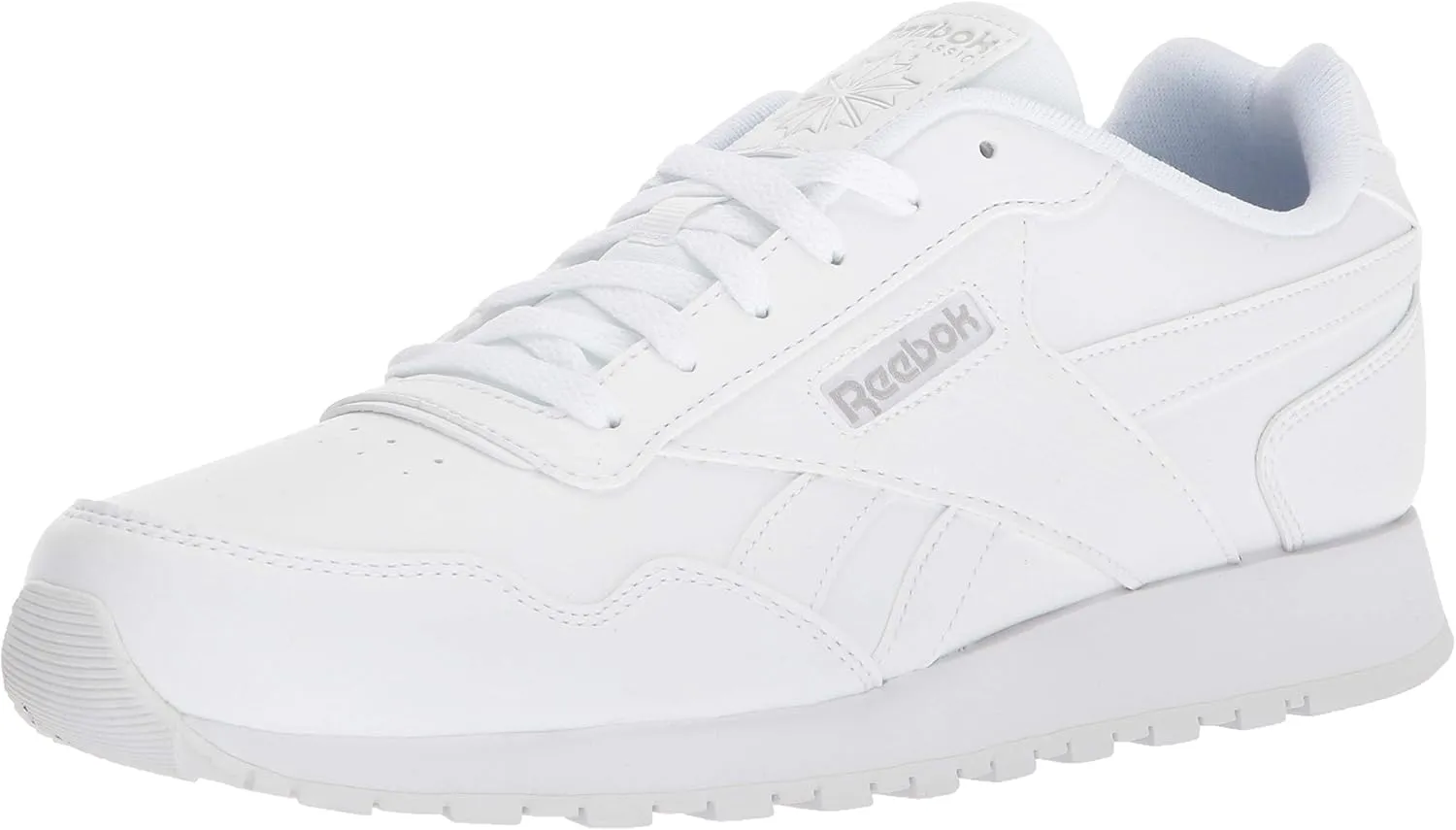 Reebok Women Classic Harman Run Sneaker, White/Steel, 5