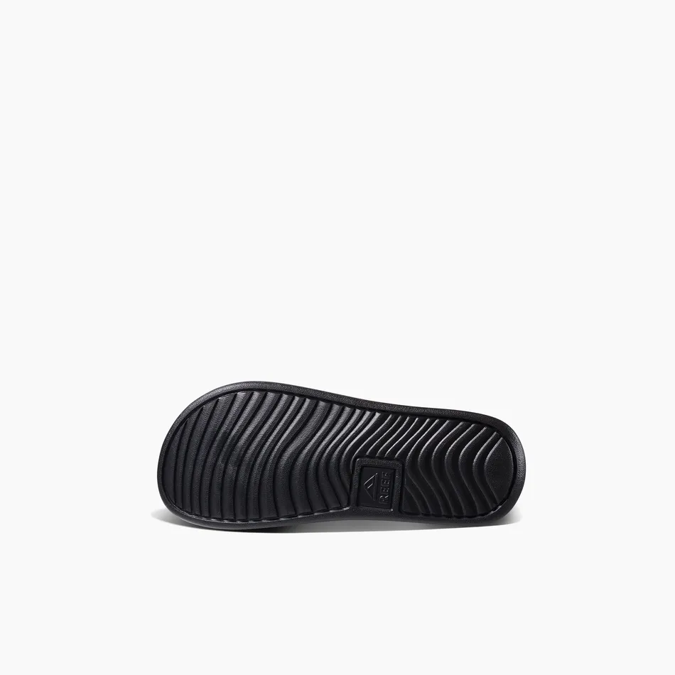 REEF Kids One Slide Sandal-Grey Camo Shark