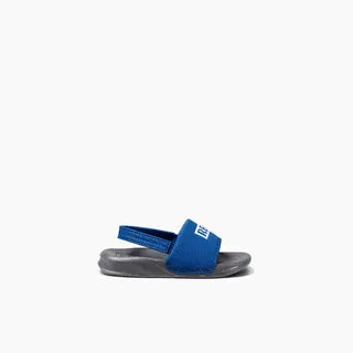REEF Little One Slide Sandal-REEF Grey/Blue