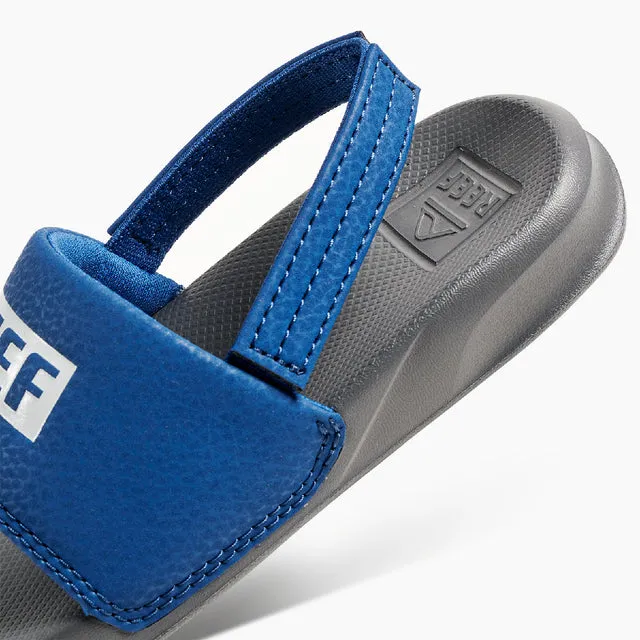 REEF Little One Slide Sandal-REEF Grey/Blue