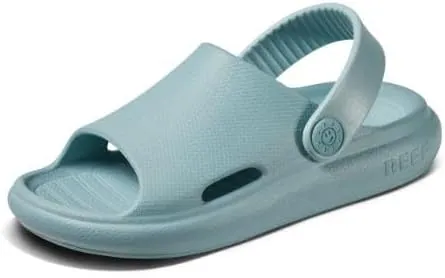 REEF Toddler/Little Kid Rio Slide Sandal, Super Soft Molded EVA Footbed, Lightweight, Water Friendly, Backstrap