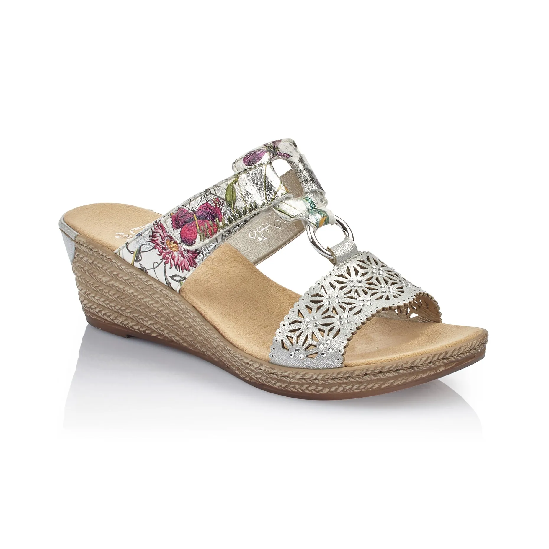 RIEKER LADIES 62427-80 LADIES SLIP ON SANDALS